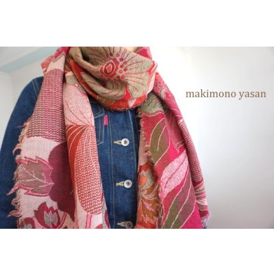 画像8: ウールコットンストール【刺繍なし】