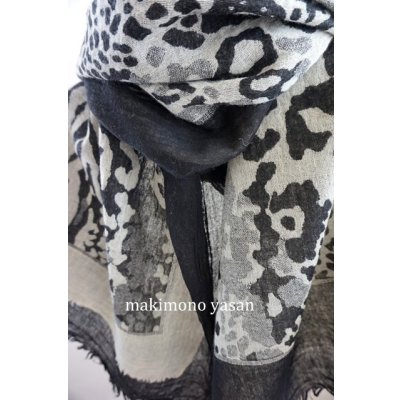 画像5: ウールコットンストール【刺繍なし】